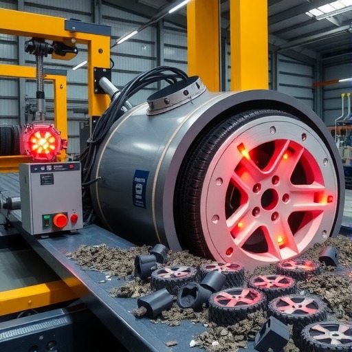 国产智能化废轮胎粉碎装备获突破(图1)