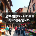 通常说的PC/ABS合金,到底各自占多少?(图2) 通常说的PC/ABS合金,到底各自占多少?(图2)