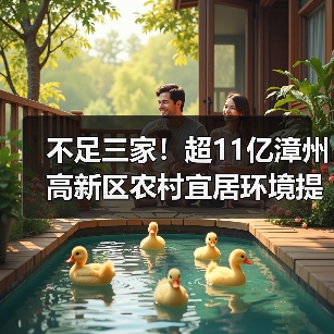 不足三家!超11亿漳州高新区农村宜居环境提升与水系综合治理项目特许经营流标!(图1) 不足三家!超11亿漳州高新区农村宜居环境提升与水系综合治理项目特许经营流标!(图1)