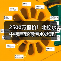2500万报价!北控水务中标巨野河污水处理厂TOT项目(图3) 2500万报价!北控水务中标巨野河污水处理厂TOT项目(图3)