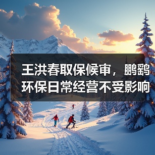 王洪春取保候审,鹏鹞环保日常经营不受影响(图4) 王洪春取保候审,鹏鹞环保日常经营不受影响(图4)