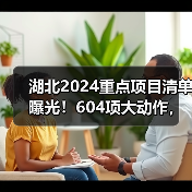 湖北2024重点项目清单曝光！604项大动作，生态环保项目引关注（图1）