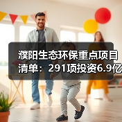 濮阳生态环保重点项目清单：291项投资6.9亿（图3）