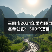 三明市2024年重点项目名单公布:300个项目总投资1710亿元(图3) 三明市2024年重点项目名单公布:300个项目总投资1710亿元(图3)