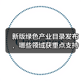 新版绿色产业目录发布,哪些领域获重点支持?(图1) 新版绿色产业目录发布,哪些领域获重点支持?(图1)