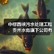 中标西峡污水处理工程,贵州水务旗下公司有何布局?(图2) 中标西峡污水处理工程,贵州水务旗下公司有何布局?(图2)