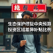 生态保护修复中央预算投资区域差异补贴比例解读（图3）