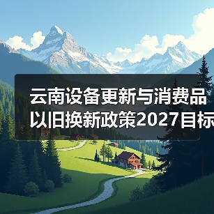 云南设备更新与消费品以旧换新政策2027目标增长25%（图3）