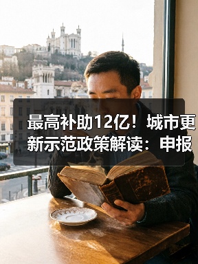 最高补助12亿！城市更新示范政策解读：申报条件与支持重点（图4）