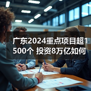 广东2024重点项目超1500个 投资8万亿如何布局？（图1）