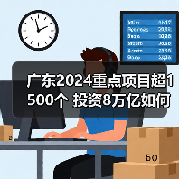 广东2024重点项目超1500个 投资8万亿如何布局？（图3）