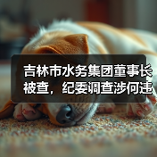 吉林市水务集团董事长被查，纪委调查涉何违纪？（图2）