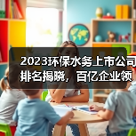 2023环保水务上市公司排名揭晓,百亿企业领跑行业!(图4) 2023环保水务上市公司排名揭晓,百亿企业领跑行业!(图4)