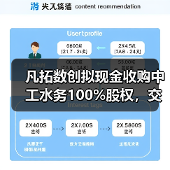 凡拓数创拟现金收购中工水务100%股权,交易金额达7900万元(图2) 凡拓数创拟现金收购中工水务100%股权,交易金额达7900万元(图2)