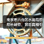 南京市六合区水务局原局长被查，背后真相引关注（图1）