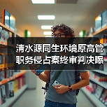 清水源同生环境原高管职务侵占案终审判决曝光(图3) 清水源同生环境原高管职务侵占案终审判决曝光(图3)