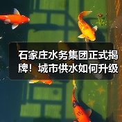 石家庄水务集团正式揭牌!城市供水如何升级?(图1) 石家庄水务集团正式揭牌!城市供水如何升级?(图1)