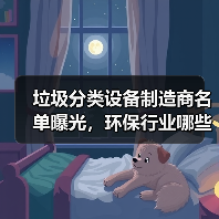 垃圾分类设备制造商名单曝光，环保行业哪些企业上榜？（图1）