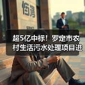 超5亿中标！罗定市农村生活污水处理项目进展如何？（图4）