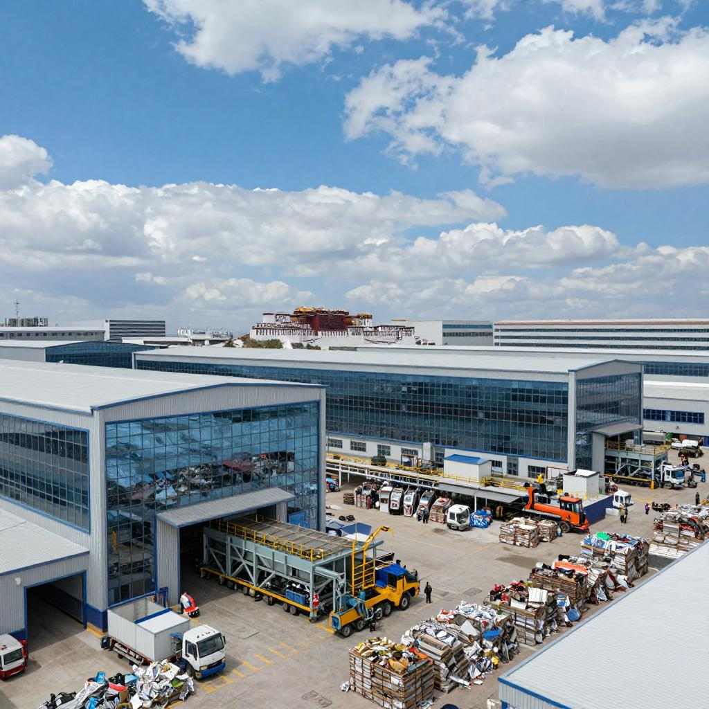 西藏首条废旧塑料循环利用生产线投入使用