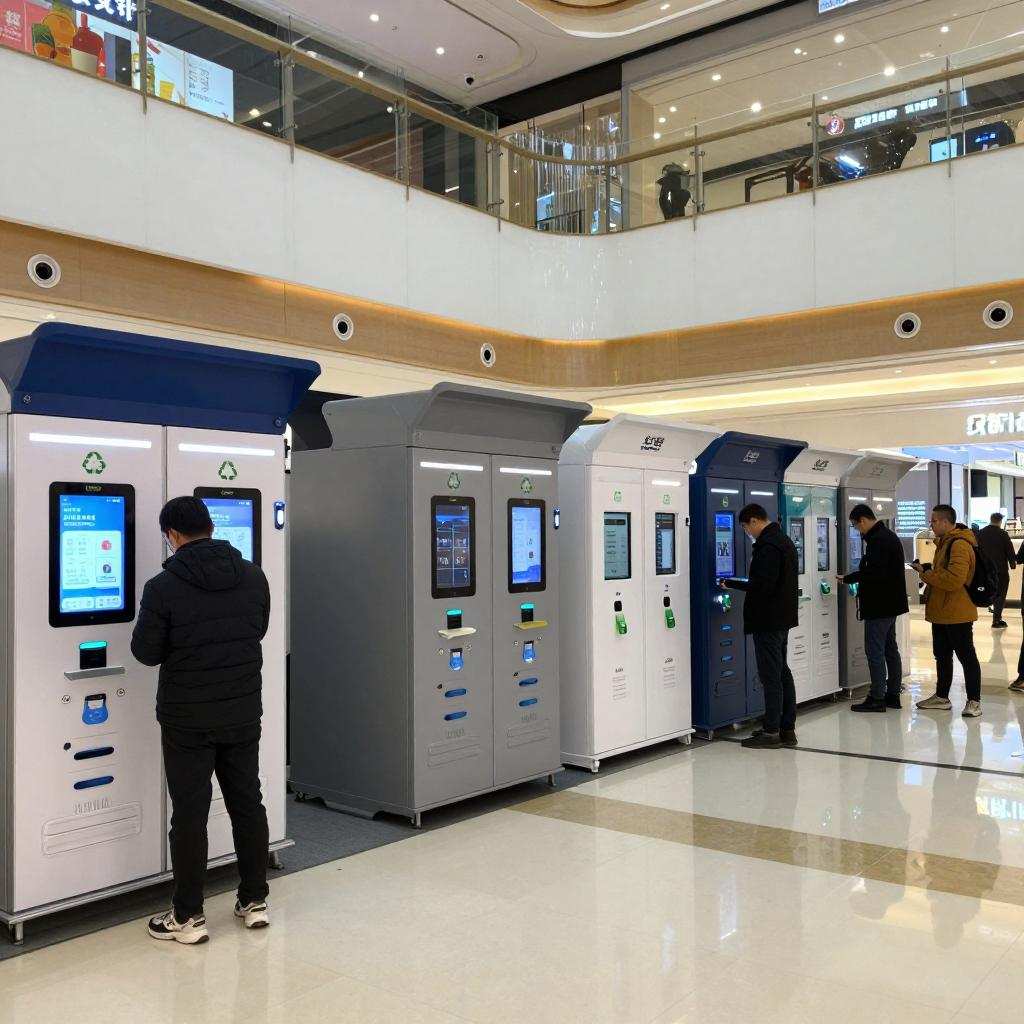 美国发明废旧回收机 存手机吐现金