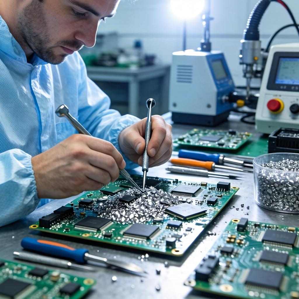 江西新科研废弃电子产品金属回收率超95%