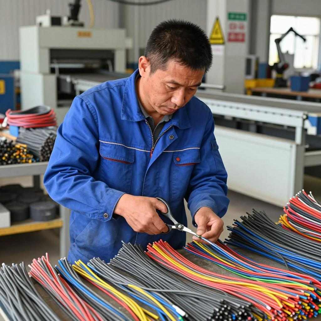 废旧电线制铜和塑的变身过程