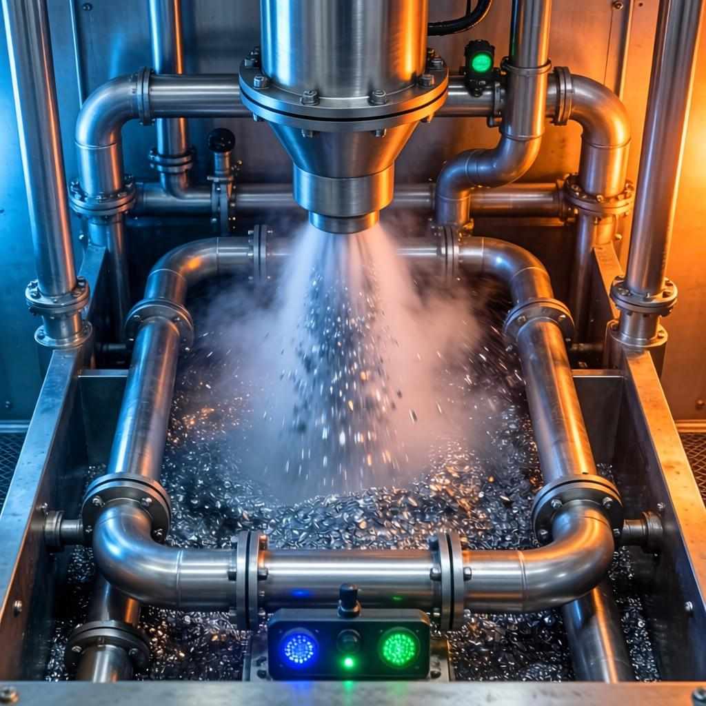 电弧炉渣的炉渣雾化技术