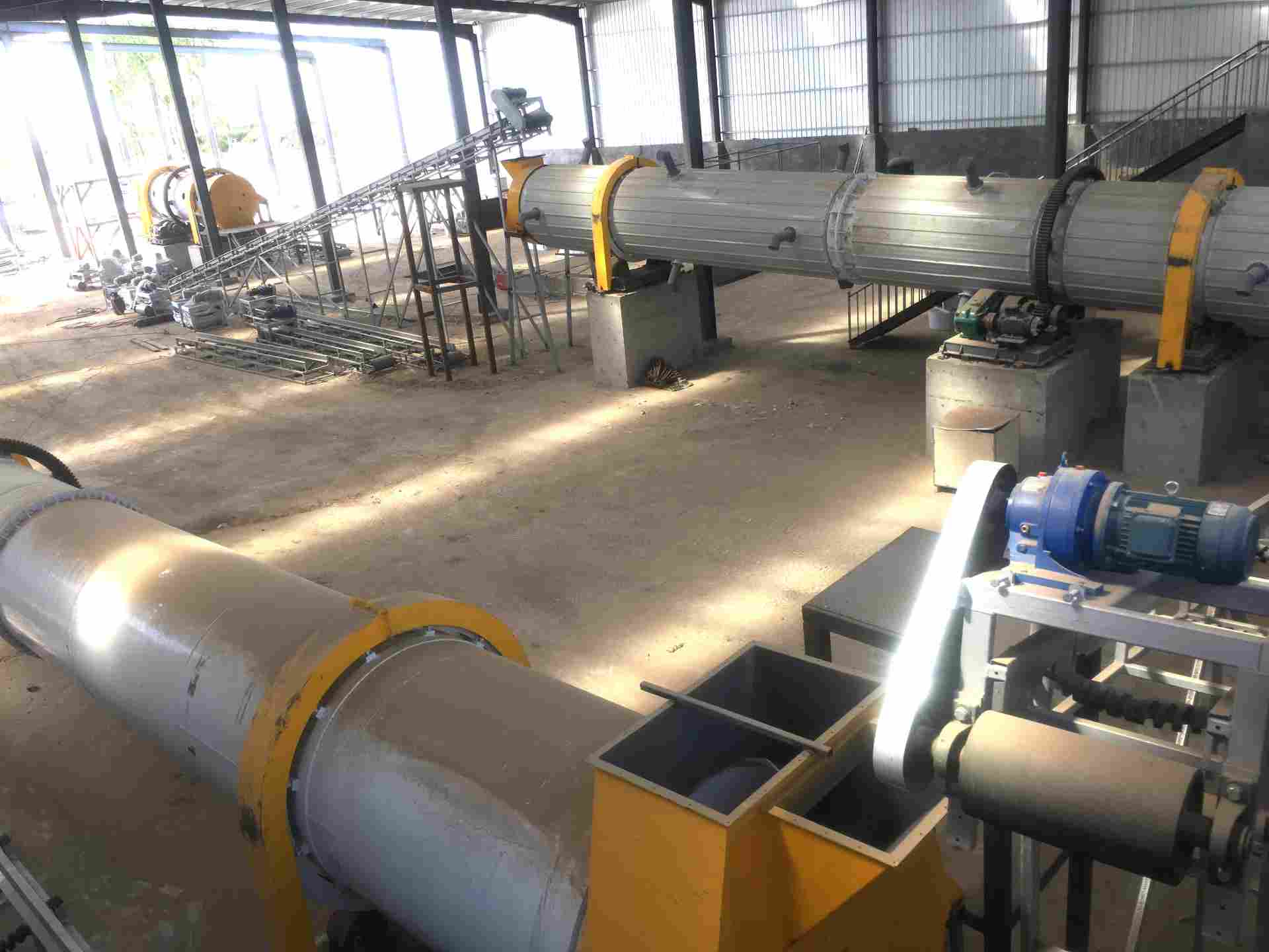 河北源宝生物年产5万吨球状有机肥生产线